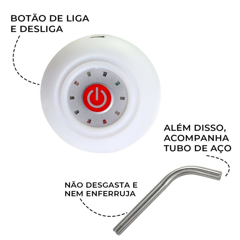 Bomba Recarregável Para Galão De Água Garrafão Elétrica